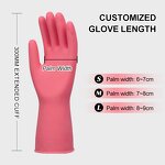 Dishwashing House Cleaning Gloves Manufacturer - Latex Long Household Latex Household Kitchen