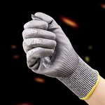 Hot Sale Anti-Cut Safety Gloves Manufacturer - EN388 Level 5 PU Work Cut Resistant PU HPPE Cut Resistant Work Gloves
