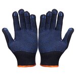 Best Wholesale Price PVC Dotted Work Gloves Manufacturer - Custom Dipped Safety Cotton Cloth Working Anti Slip PVC Dot Safety
