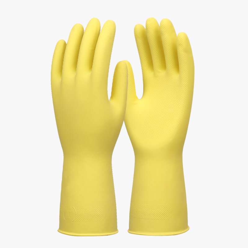 Latex Kitchen Gloves Manufacturer - Compact Handy for Kitchen Chores XL Latex Rubber Washing Dishes Large Size Easy Dishwashing