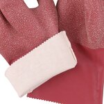 XL Safety Gloves Manufacturer - Electrical Chemical Resistant Nitrile Insulating Material with Cotton Lining Anti-Cut Anti-Slip