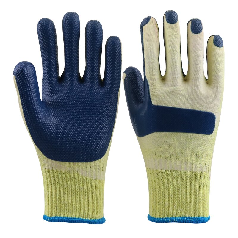 Hot Selling CE Certified EN388 Work Gloves Manufacturer - Nitrile Coated Safety Protective Patch for Heavy Industry for Construction Size XL