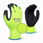 Industrial Winter Safety Work Gloves Manufacturer - Wholesale Latex Coated Rubber Cold Hand Protective Warm Safety