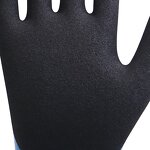 Men's Waterproof Winter Work Gloves Manufacturer - Oil Safety Latex Coating Anti-Cut Anti-Slip Touch Latex Coated Winter