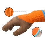 Waterproof Winter Work Gloves Manufacturer - Warm Latex Coated Best Winter Construction Thermal Latex Winter Warm