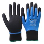 Men's Waterproof Winter Work Gloves Manufacturer - Oil Safety Latex Coating Anti-Cut Anti-Slip Touch Latex Coated Winter