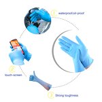 100PCS/Box 4Mil Blue Disposable Nitrile Gloves Manufacturer - Powder Free Anti-Slip Wholesale Housework Disposable