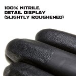 5Mil Black Disposable Flexible Tattoo Nitrile Gloves Manufacturer - Guantes De Nitrilo Powder Free Disposable Diamond