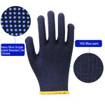 Best Wholesale Price PVC Dotted Work Gloves Manufacturer - Custom Dipped Safety Cotton Cloth Working Anti Slip PVC Dot Safety
