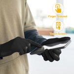 5Mil Black Disposable Flexible Tattoo Nitrile Gloves Manufacturer - Guantes De Nitrilo Powder Free Disposable Diamond