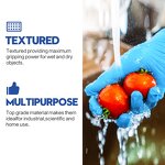 Waterproof Examination Disposable Nitrile Gloves Manufacturer - Powder Free Work Blue Gloves Blue Disposable Powder Free