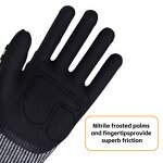 HPPE Anti Impact Nitrile Safety Protective Gloves Manufacturer - Leather Protective TPR Anti Impact Mechanical Hand Gloves