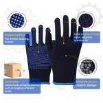 Best Wholesale Price PVC Dotted Work Gloves Manufacturer - Custom Dipped Safety Cotton Cloth Working Anti Slip PVC Dot Safety