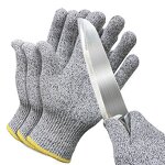 XL Size Latex Coated Anti-Cut Gloves Manufacturer - Level 5 Anti-Corte Guantes Safety Working Glass Fiber Knitting Liner 13G HPPE