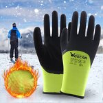 Heavy Duty Winter Work Gloves Manufacturer - Latex Coated Fishing with Cold Resistance Wholesale Safety