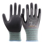 15G Nylon Conductive Wire Work Gloves Manufacturer - Flexible Light Hand and Arm Protection Nitrile Foam Industrial Safety