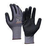 High Flexibility Comfortable 15 Gauge Nylon Spandex Gloves Manufacturer - Grey Garden Construction Work Nitrile Foam Safety