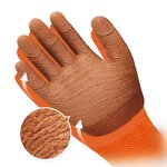 Waterproof Winter Work Gloves Manufacturer - Warm Latex Coated Best Winter Construction Thermal Latex Winter Warm