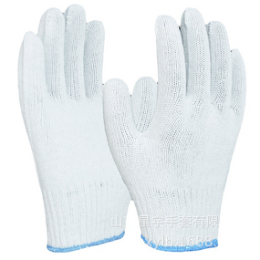 Anti-Slip Work Gloves Manufacturer - Thickened Breathable Construction Site Safety Wear-Resistant Polyester Cotton Safety