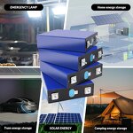 Lifepo4 Battery Cell Manufacturer - 3.2V Grade-A 280Ah/314Ah Prismatic 6000 Cycle for Solar