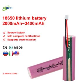 Lithium Ion Battery Pack Manufacturer - Factory Direct 3.7V 2600mAh 18650 for Solar Storage