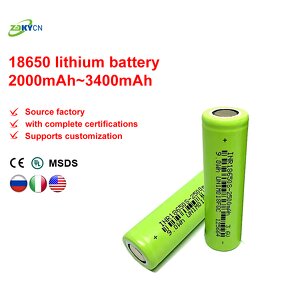 Lithium Ion Battery Cell Manufacturer - 18650 3.7V 2600mAh High Discharge Rate 10C 12C