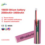 18650 Battery Cell Manufacturer - 2000mAh 3.7V for Power Bank Flashlight Best Price
