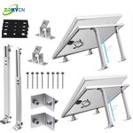 Solar Mounting System Manufacturer - Adjustable 10KW Aluminum Flat Roof Tilt Bracket