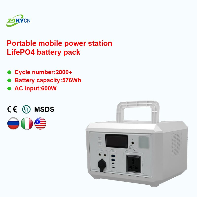 Portable Power Station Manufacturer - US Warehouse 600W Backup Electric Solar for Emergency