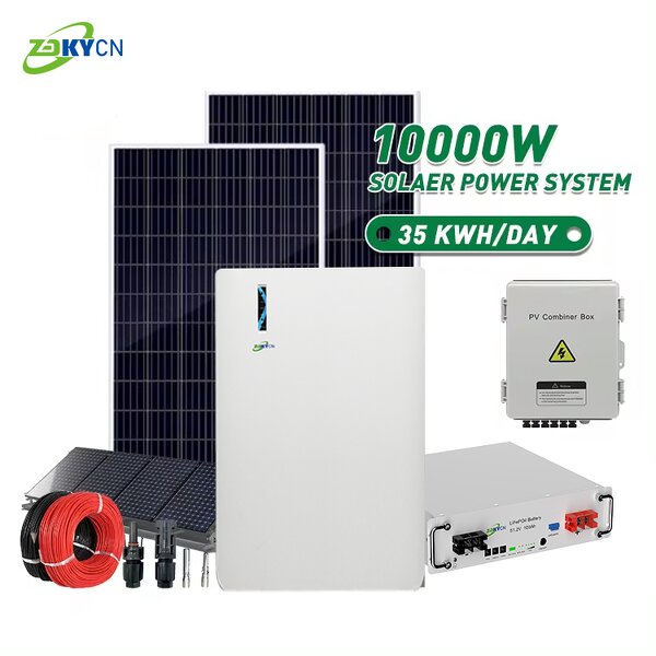 Solar Storage System Manufacturer - Customized 1kw-30kw Hybid Grid Solar Battery Panels System