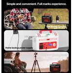 Solar Power Station Manufacturer - Portable 200W/300W High Power Emergency LiFePO4 for Outdoor