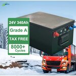 Truck Lithium Battery Manufacturer - Customizable 12V-60V 50Ah-330Ah Lifepo4 for Sleeper AC