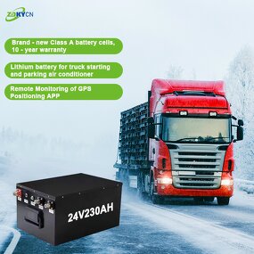 Truck Lithium Battery Manufacturer - Cold Weather Lifepo4 24V 230Ah 6000 Cycles Start-Stop