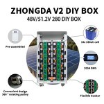 Lithium Battery Box Manufacturer - 48V DIY Solar Generator with JK 200A BMS 280Ah-314Ah