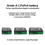 Lithium Ion Phosphate Battery Pack Manufacturer - Waterproof 60V 55Ah-330Ah Deep Cycle Bluetooth OEM