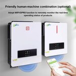 Solar Inverter Manufacturer - Hybrid 3Kw-6.2Kw with Lifepo4 Battery IP65 Wifi 24V & 48V MPPT