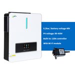 Solar Inverter Manufacturer - Hybrid 3Kw-6.2Kw with Lifepo4 Battery IP65 Wifi 24V & 48V MPPT