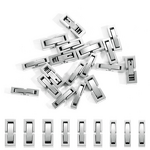 Stainless Steel Rectangular Buckle Manufacturer - Linsa Electroplated DIY Handmade Day-Shape Moonstone Customizable Necklace Accessories