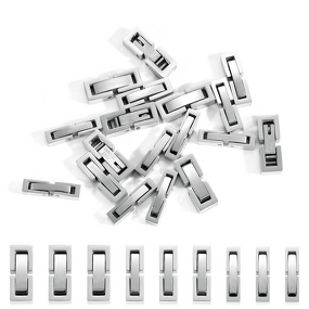 Stainless Steel Rectangular Buckle Manufacturer - Linsa Electroplated DIY Handmade Day-Shape Moonstone Customizable Necklace Accessories