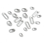 Oval Buckle Manufacturer - Stainless Steel Jewelry Clasp DIY Handmade Accessories Flat End Snap Button Multi-size 18K Gold