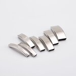 Stainless Steel Accessory Connectors Manufacturer - Wholesale Price Hollow Bend Elbow Pipe Bracelets Necklace Findings for DIY Making