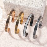 Stainless Steel Cuff Bracelet Manufacturer - Islamic Muslim AYARTUL KURSI PVD Material Custom Arabic Engraving Fashion Gift for Men Women
