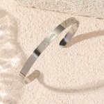 Stainless Steel Cuff Bracelet Manufacturer - Islamic Muslim AYARTUL KURSI PVD Material Custom Arabic Engraving Fashion Gift for Men Women