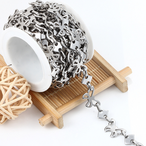 Stainless Steel Butterfly Chain Manufacturer - Stylish New Diamond-Inspired Clavicle Chain Trendy Fashion Accessories for DIY