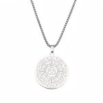 Stainless Steel Sacred Geometry Necklace Manufacturer - 18k Gold Plated Witch Knot Hot Sale Celtic Knot Lucky Yoga Jewelry