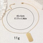 Stainless Steel Islamic Necklace Manufacturer - 2024 Wholesale Quran Religious Totem Rectangle Titanium Jewelry Muslim Allah Pendant for Mosque