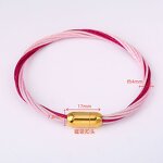 Stainless Steel Clasp Manufacturer - New Designs Fashion Jewelry Handmade Colorful Ropes Bracelet Women Bangle for Morocco Market