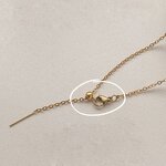 Stainless Steel Chain Necklace Manufacturer - Buddhism Gold-Plated Universal with Beads DIY Simple for Travel Accessories