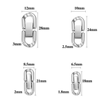 U-Shaped Clasp Manufacturer - Stainless Steel Electroplated DIY Handmade Cuban Chain Jewelry Buckle Simple Accessories Chain Connecting