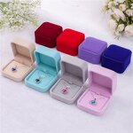 Velvet Jewelry Box Manufacturer - Diy Ring 774cm Package Many Colors Necklace Boxes Organizer for Women Girls